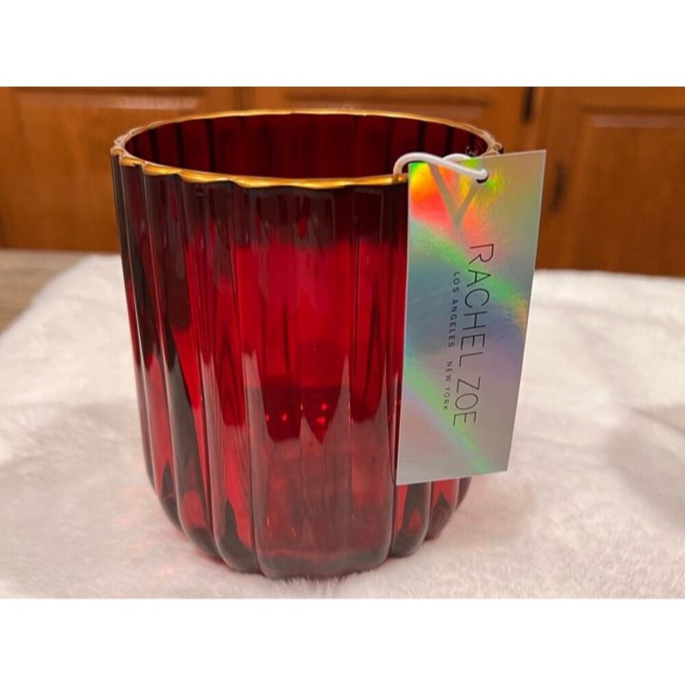 Rachel Zoe RED Vase / Candle Holder NWT